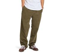 Quiksilver - Pantalón Taxer Regular Cord Pant para Hombre, Color marrón