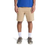 Quiksilver Pantalones Cortos básicos de Forro Polar con Cintura elástica para Hombre y Hombre, Color marrón