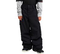 Quiksilver - Pantalones de esquí niños - Snow Down Cargo Youth Pant Black - Talla 8 años - Negro Negro 8 años