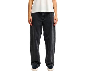Quiksilver - Pantalones Mujer - QSW Wide Crop Denim Pant W Black Tint Brown para Mujer - Talla 27 US - Negro Negro 27 US
