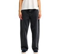 Quiksilver - Pantalones Mujer - QSW Wide Crop Denim Pant W Black Tint Brown para Mujer - Talla 29 US - Negro Negro 29 US