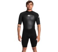 Quiksilver Prologue - Traje de neopreno corto con cremallera trasera de 2 mm para hombre, color negro, neopreno: STRETCHFlight ECO neopreno - Lazo para llaves