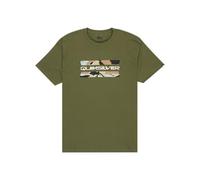Quiksilver QS Camo Logo SS Camiseta, Four Leaf Clover, Estándar para Hombre