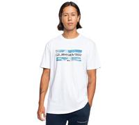 Quiksilver QS Camo Logo SS Camiseta, White, Estándar para Hombre