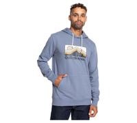 Quiksilver QS Gradient Mountains Hoodie Suéter, Flint Stone, Estándar para Hombre