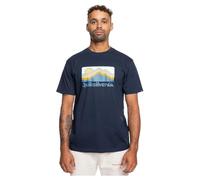 Quiksilver QS Gradient Mountains SS Camiseta, Bleu, Estándar para Hombre