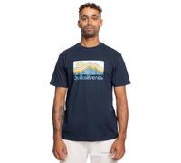 Quiksilver QS Gradient Mountains SS Camiseta, Bleu, Estándar para Hombre