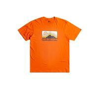 Quiksilver QS Gradient Mountains SS Camiseta, Marron, Estándar para Hombre