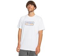 Quiksilver Range Life Front SS Camiseta, White, Estándar para Hombre