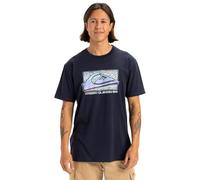 Quiksilver Retro Fade SS Camiseta, Dark Navy, S Hombre
