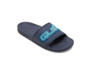 Quiksilver Rivi Wordmark Slide II, Sandalia Hombre, Azul 1, 47 EU
