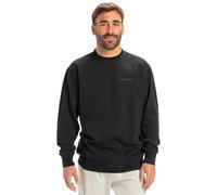 Quiksilver Salt Water Crew Sudadera, Black, S para Hombre