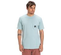 Quiksilver Salt Water Pocket SS tee Camiseta, Aquifer, L Hombre