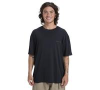 Quiksilver, Salt Water tee Camiseta de Manga Corta, Hombres, M, Black