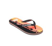 Quiksilver Sandalia MOLOKAI ART 25 para hombre, FIERY CORAL WORDBLOCK, 43 EU, Fiery Coral Wordblock, 43 EU