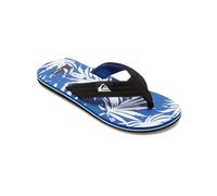 Quiksilver Sandalia Molokai Layback para hombre, negro, azul y blanco, 41 EU