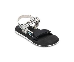 Quiksilver Sandalia Monkey Caged para hombre, BLACK/WHITE, 46 EU, negro blanco, 46 EU