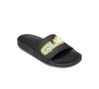 Quiksilver Sandalia Rivi para hombre, color negro/rasta, 44 EU, Black Rasta, 44 EU