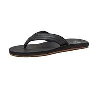 Quiksilver Sandalias Carver Nubuck para hombre, Color negro sólido., 45 EU