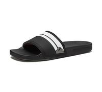 Quiksilver Sandalias deslizantes Rivi Wordmark para hombre, negro blanco, 50 EU
