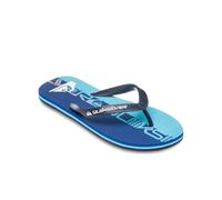 Quiksilver Sandalias Molokai Art 25 para Hombre, NEBULAS Blue WORDBLOCK, 46 EU, Nebulas Blue Wordblock, 46