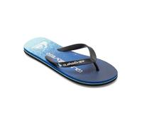 Quiksilver Sandalias Molokai Art Ii para hombre, negro, azul y azul, 44 EU