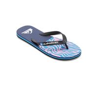 Quiksilver Sandalias Molokai Art Ii para hombre, negro, azul y rosa, 39 EU