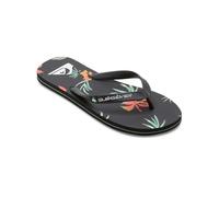 Quiksilver Sandalias Molokai Art para hombre, negro, naranja y verde, 39 EU