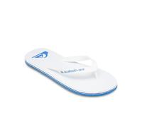 Quiksilver Sandalias Molokai Core para hombre, color blanco/azul, talla 42 EU, blanco y azul, 42 EU