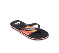 Quiksilver Sandalias MOLOKAI STRIPE 25 para hombre, FIERY CORAL BLOOFADE, 44 EU, Fiery Coral Bloofade, 44 EU