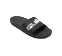 Quiksilver Sandalias Rivi Wordmark Slide III para hombre, Negro 1, 41 EU