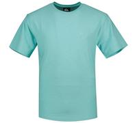 Quiksilver Slub Roundneck Top de Punto, Aqua Sky, L para Hombre