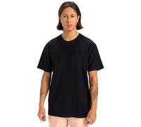 Quiksilver Slub Roundneck Top de Punto, Negro, XL para Hombre