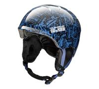 Quiksilver - Cascos esquís niños - Slush Youth Helmet Rock And Roll True Black - Talla Infantil S\/M - Azul Azul S\/M