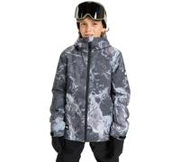 Quiksilver Snow Jacket Mission - Chaqueta estampada para niño, color negro, 6-7 años