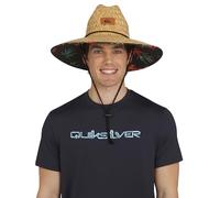 Quiksilver Sombrero Salvavidas de ala Ancha para Hombre con protección Solar, Negro, L/XL