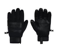 Quiksilver Squad Hombre Snowboard Guantes de esquí Cuero Negro S