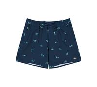 Quiksilver - Stretch Printed Volley 16 Dark Navy Spaced Out - Talla XL - Azul marino Azul marino XL