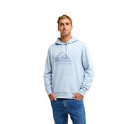 Quiksilver Sudadera con Capucha Comp Logo Hoodie para Hombre, Color Azul