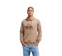 Quiksilver Sudadera con Capucha Comp Logo Hoodie para Hombre, Color Beige
