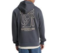 Quiksilver Sudadera con Capucha Jersey Gráfico Salt Water - Iron Gate