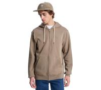 Quiksilver - Sudadera de Forro Polar con Capucha Salt Agua, Color Beige
