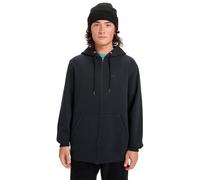 Quiksilver - Sudadera de Forro Polar con Cremallera Salt, Color Negro