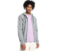 Quiksilver - Sudadera Ecológica con Cremallera y Capucha - Hombre - M - Gris