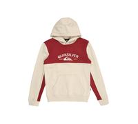 QUIKSILVER Sudadera 'KNOWLEDGE AREA' crema / naranja / rojo 164-170 crema / naranja / rojo