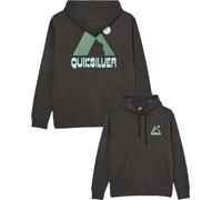 Quiksilver - Sudaderas - Salt Water Peak Hoodie Tarmac de Algodón - Talla L - Marrón Marrón L