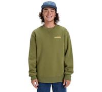 Quiksilver - Suéter Polar Salt Water Graphic Crew, Color Verde