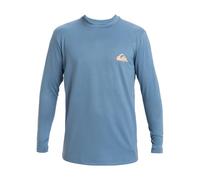 Quiksilver - Surf tee LS Camiseta de Surf, Hombres, Coronet Blue, XS
