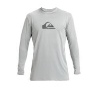 Quiksilver - Surf tee LS Camiseta de Surf, Hombres, Quarry, S