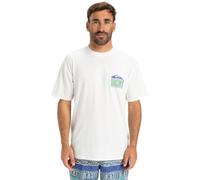 Quiksilver - Surf tee SS Licra, Hombres, Snow White, XXXL